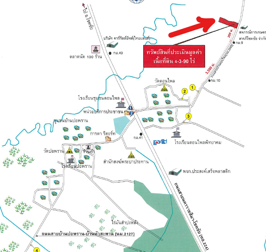 picture LAND 1990 Sq.w. Chok Chai Nakhon Ratchasima for 6.8M - 9/9