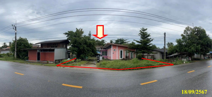 picture LAND 382.7 Sq.w. Khlong Hoi Khong Songkhla for 3.5M - 1/4