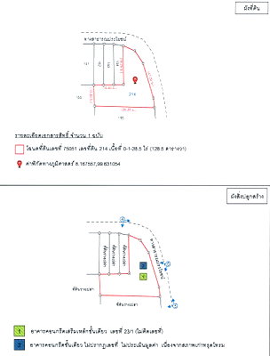 LAND 128.5 Sq.w. Thung Song Nakhon Sri Thammarat for 641,000