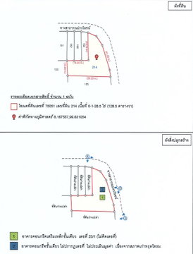 ที่ดินพร้อมสิ่งปลูกสร้าง 128.5 ตร.วา อำเภอทุ่งสง นครศรีธรรมราช 641,000