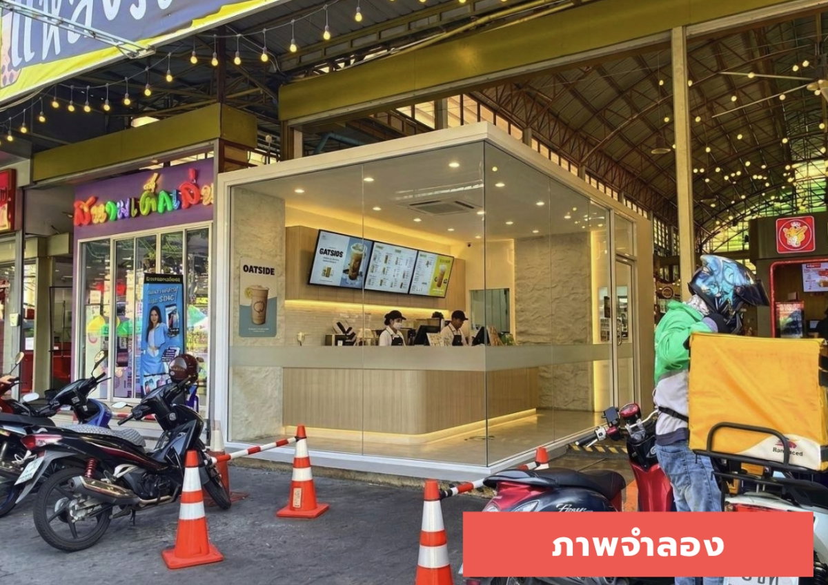 รูป ปล่อยเช่าพื้นที่ด้านหน้าสุด ล็อคเปล่า ขนาด 11.20 ตร.ม. หน้าตลาดมารวยปิ่นเกล้า ติดถนนบรมราชชนนี ใกล้เซ็นทรัลปิ่นเกล้า - รูปที่ 3/4