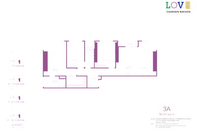 ขายคอนโด : ▚ LI112ツ ขายดาวน์: LOVE Charoen Nakhon 3BR 96.5sqm. 17.21M ✨ ยูนิต 3 นอน ทิศตะวันออก วิวแม่น้ำ ราคาดีที่สุดในโครงการตอนนี้ 🏙️
