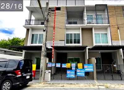 Townhouses for sale Saiaksorn School : TOWN HOUSE 20 Sq.w. Bang Khen Bangkok for 3.5M