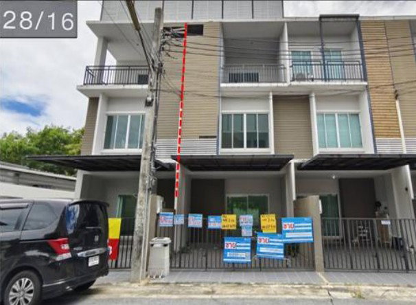 รูป ทาวน์เฮ้าส์ 20 ตร.วา เดอะโมเม้นท์ รามอินทรา เขตบางเขน กรุงเทพมหานคร 3.5M - รูปที่ 1/7