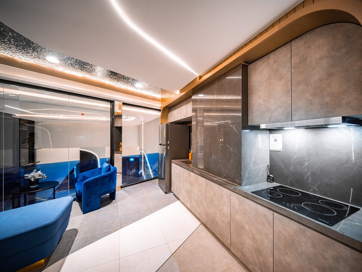 รูป ให้เช่า The Origin ลาดพร้าว–บางกะปิ (25.5 ตร.ม.) รูปแบบ Kitten เฟอร์ครบ ฟรี Wifi พร้อมเข้าอยู่ - รูปที่ 13/13