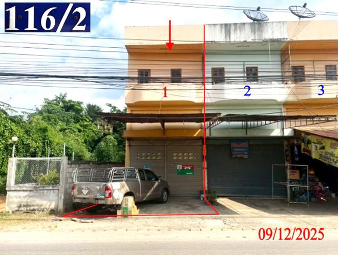 รูป อาคารพาณิชย์ 24 ตร.วา เกาะคา ลำปาง 1.5M - รูปที่ 1/32
