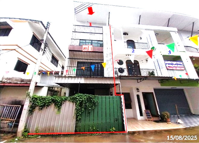 รูป อาคารพาณิชย์ 22.5 ตร.วา สันทราย เชียงใหม่ 3.4M - รูปที่ 1/14