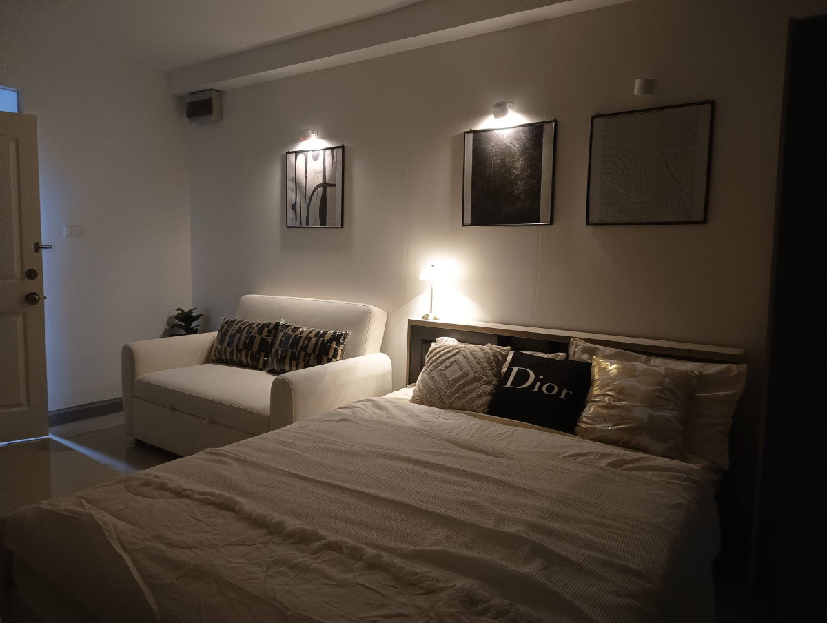 รูป Supalai City HOME รัชดา ซ 10   ห้อง 1 นอน  32 ตรม   ชั้น 4 ห้องริม ห้องตกเเต่งใหม่  MRT ห้วยขวาง - รูปที่ 5/17