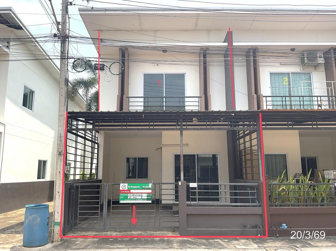 รูป ทาวน์เฮ้าส์ 22 ตร.วา บ้านรัก เมืองขอนแก่น ขอนแก่น 2.8M - รูปที่ 22/46