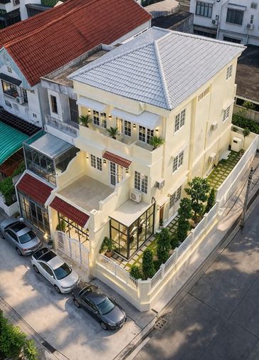 MRT ลาดพร้าว 71 800 ม. ตลาดโชคชัย 4 700 ม. ถ.โชคชัย 4 ซอย 68-74 ทาวน์โฮม 3 ชั้น หลังมุม 4นอน 3น้ำ 36ตร.ว. 244 ตร.ม.