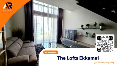 คอนโดให้เช่า : ให้เช่าด่วน 🔥 The Lofts Ekkamai ห้องสวย ราคาดี ใกล้ BTS เอกมัย เดินทางง่าย ใช้ชีวิตสะดวก