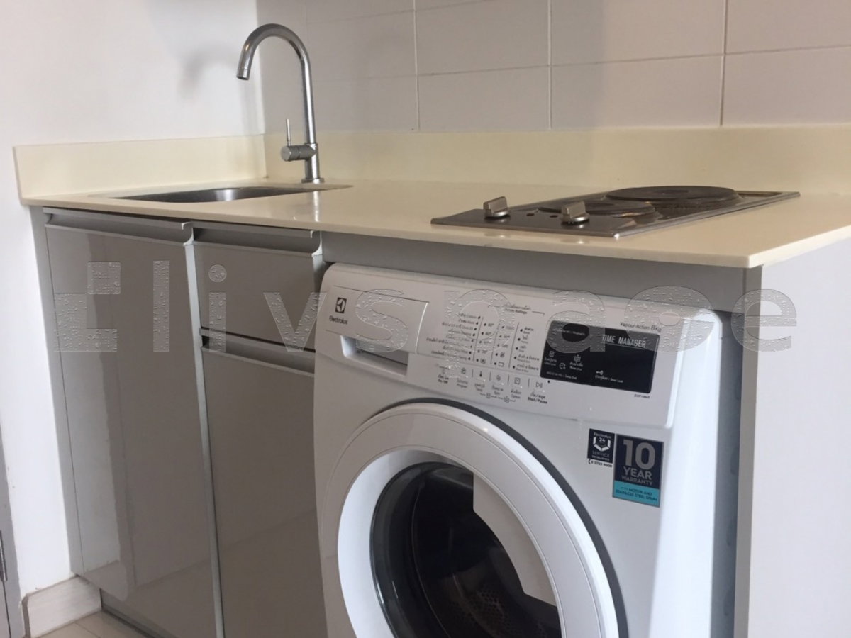 รูป ▚ LI105ツ ให้เช่า: Ideo Mobi Sukhumvit 81 1BR 30sqm. 15K ✨ ห้องหายาก ชั้นสูง เฟอร์ครบ เครื่องใช้ไฟฟ้าใหม่ พร้อมเข้าอยู่ 🏙️ - รูปที่ 3/6