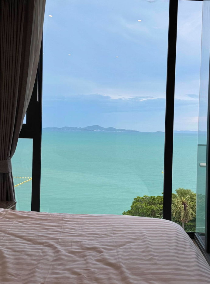 รูป KT0364📲LineID @556ryccg🏖️1ห้องนอน 39ตรม ชั้น10🌊วิวทะเล พร้อมเฟอร์นิเจอร์🦀AROM อารมณ์ วงศ์อมาตย์ พัทยาเหนือ - รูปที่ 8/11
