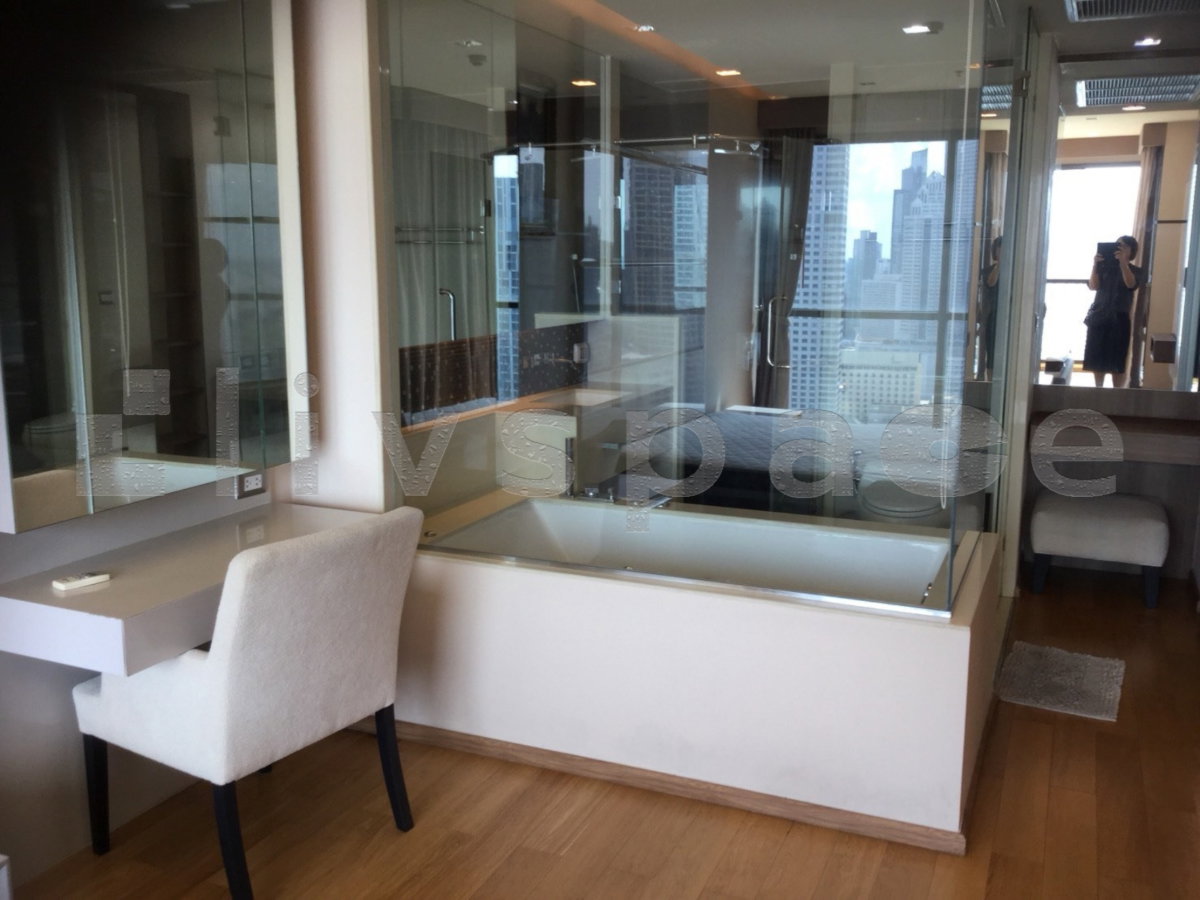 รูป ▚ LI116ツ ให้เช่า: The Address Sathorn 1BR 57sqm. 35K ✨ วิวแม่น้ำ ชั้นสูง ไซส์ใหญ่พิเศษ ระบบรักษาความปลอดภัยระดับ Top 🏙️ - รูปที่ 9/11