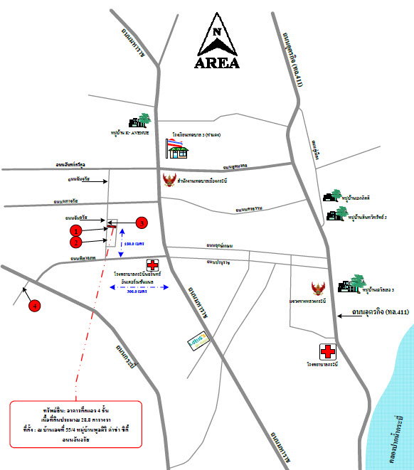 รูป ตึกแถว 28.8 ตร.วา อำเภอเมืองกระบี่ กระบี่ 2.1M - รูปที่ 2/2