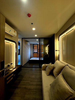 Condos for rent : For rent: The Origin Ladprao–Bangkapi (25.5 sq.m.), Kitten-style unit, fully furnished, free Wi-Fi, ready to move in.
