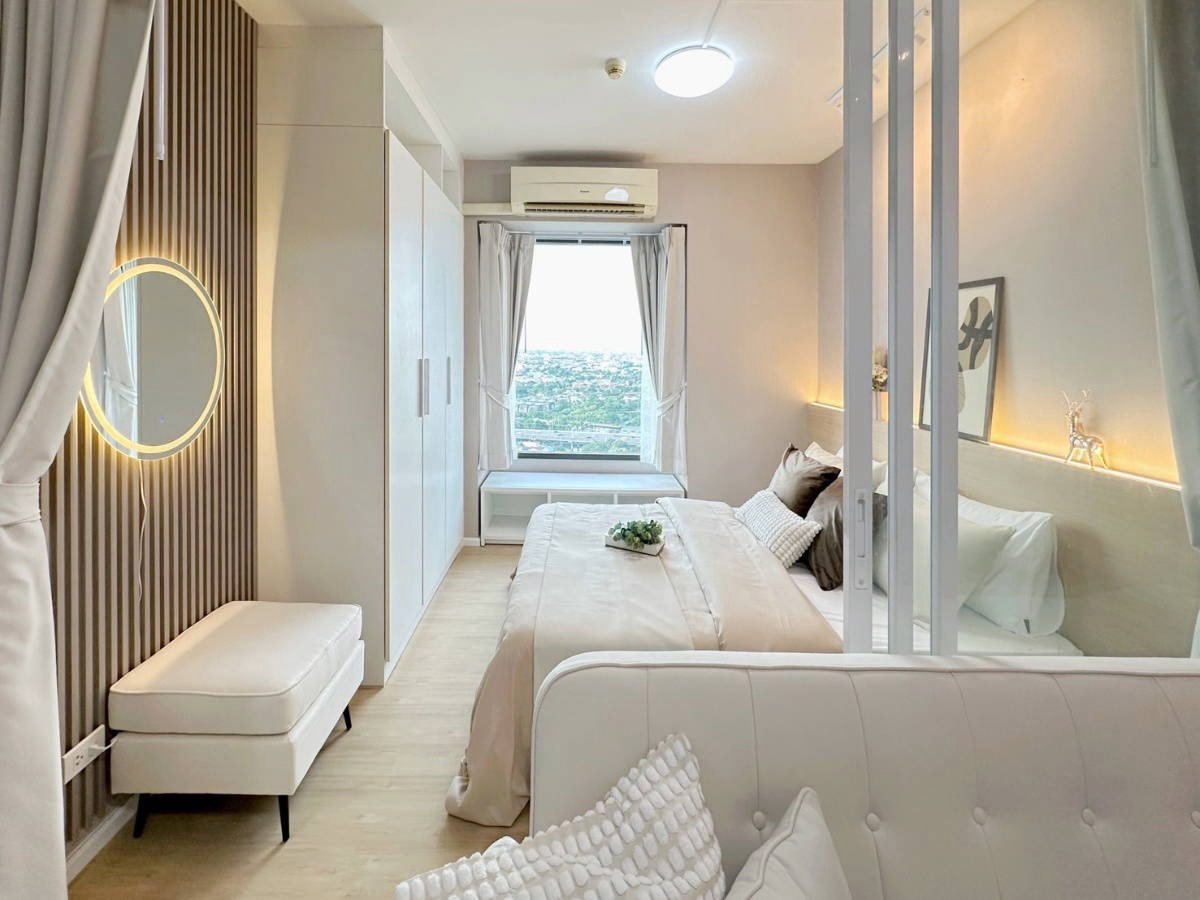 รูป ขายคอนโด Fuse Mobius รามคำแหง ห้องสวย พร้อมเฟอร์นิเจอร์ใหม่ - รูปที่ 3/11