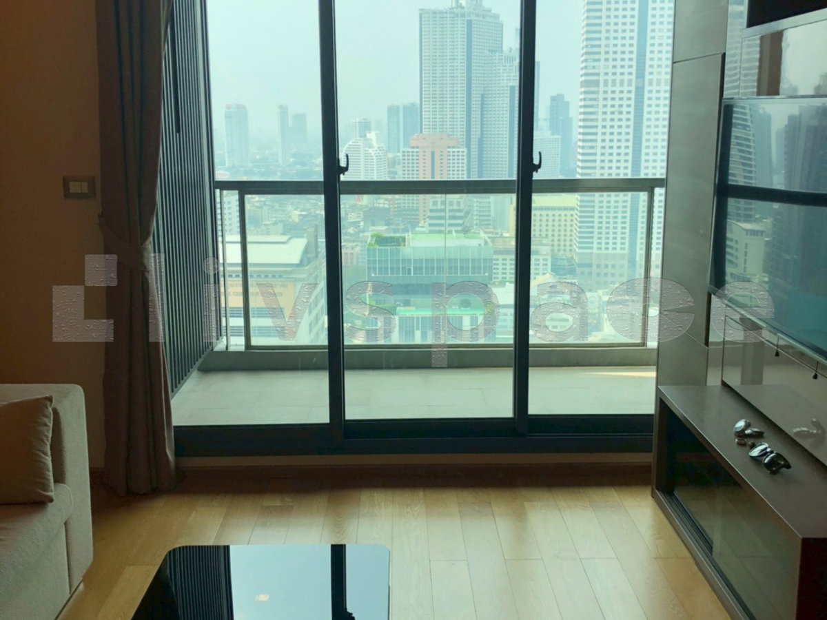 รูป ▚ LI116ツ ให้เช่า: The Address Sathorn 1BR 57sqm. 35K ✨ วิวแม่น้ำ ชั้นสูง ไซส์ใหญ่พิเศษ ระบบรักษาความปลอดภัยระดับ Top 🏙️ - รูปที่ 5/11