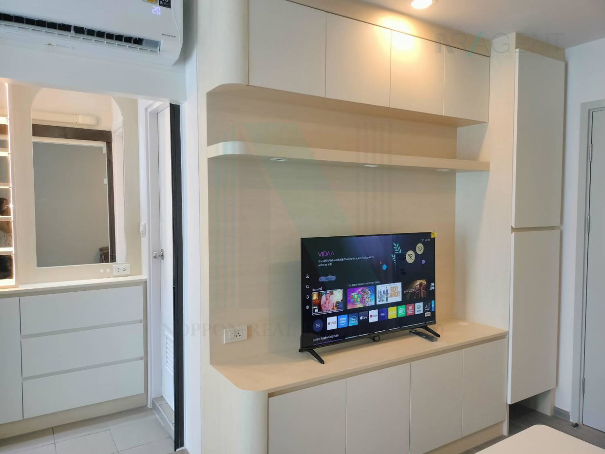 รูป 🎉 ให้เช่าคอนโด รีเจ้นท์ โฮม วุฒากาศ อาคาร A ชั้น 11 1 ห้องนอน ขนาด 26.00 ตรม ใกล้ BTS วุฒากาศ - รูปที่ 7/8