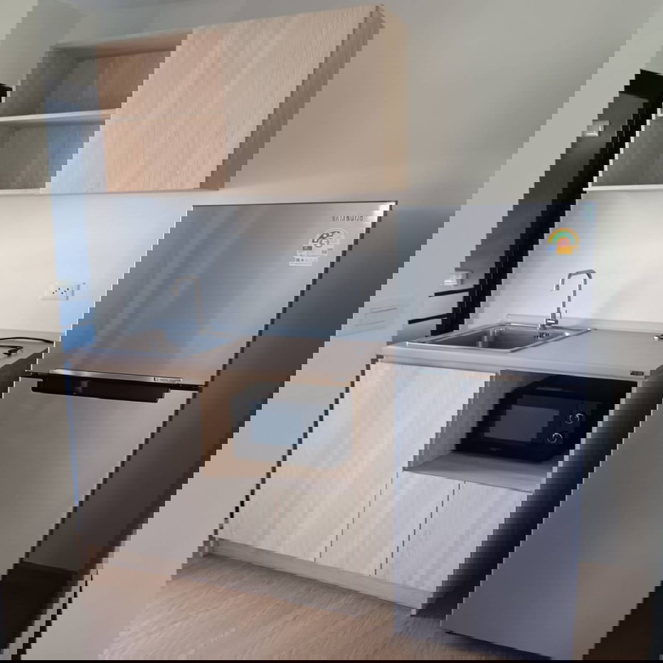 รูป Pine Rangsit Station คอนโดใกล้รถไฟฟ้าสายสีแดง ห้องใหญ่ 2 ห้องนอน 1ห้องน้ำ 1ห้องนั่งเล่น เฟอร์นิเจอครบ - รูปที่ 6/8