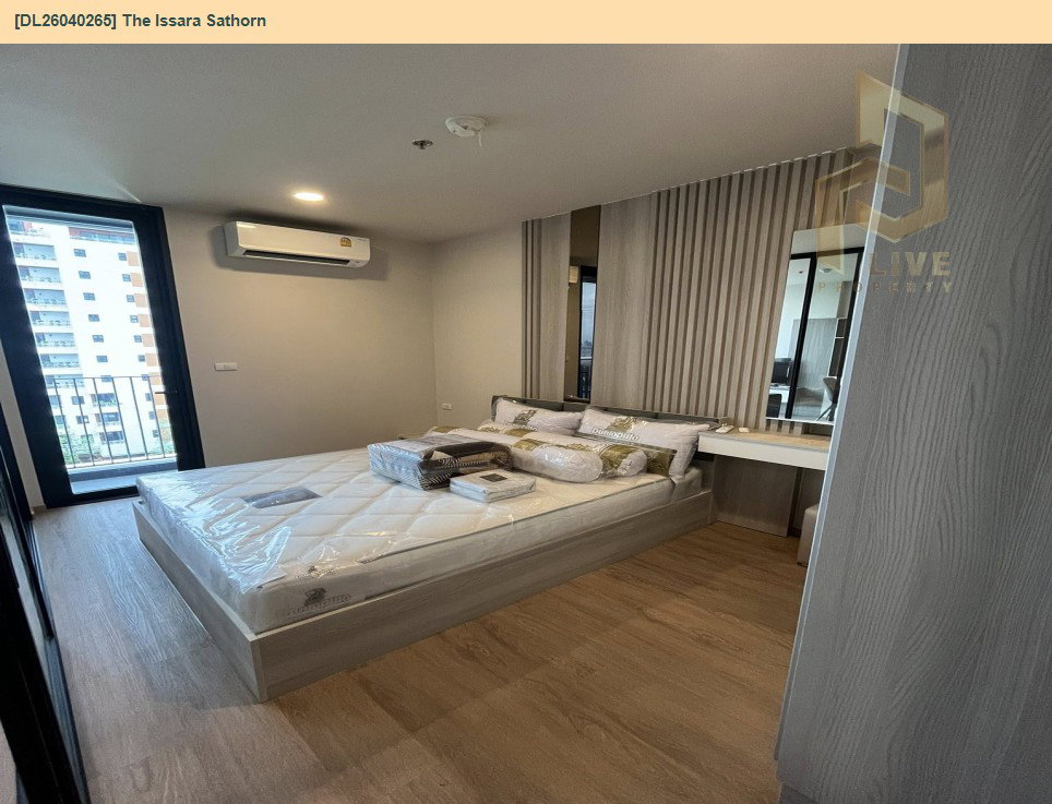 รูป DL26040265 ให้เช่าคอนโด ดิ อิสสระ สาทร (The Issara Sathorn) ใกล้ BTS ช่องนนทรี พร้อมเข้าอยู่ โทรด่วน 0656133286 LineID @534wlwof - รูปที่ 3/9