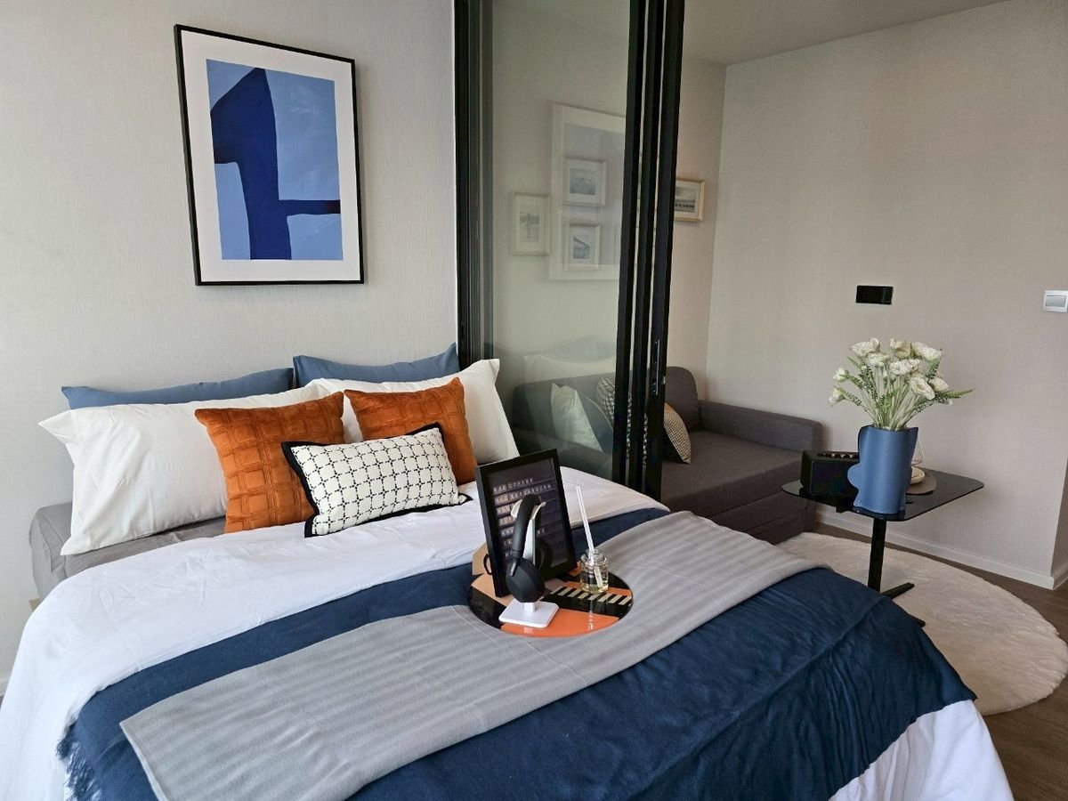 รูป 🔥 ราคาดีห้วยขวาง! Atmoz รัชดา | 1 นอน 24.45 ตร.ม. | ชั้น 6 | ใกล้ MRT - รูปที่ 3/8