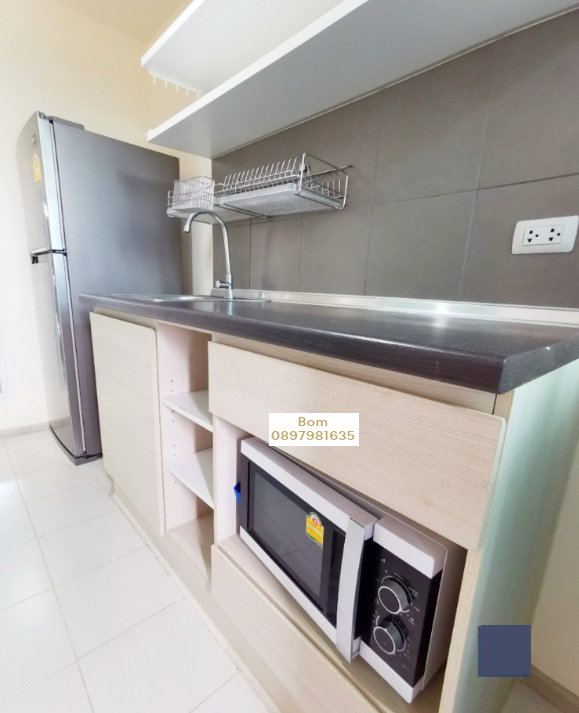 รูป ห้องสวย ชั้นสูง เฟอร์ฯ+เครื่องใช้ไฟฟ้าครบๆ (ชั้น23) เพียง 8,000 บาท ทิศตะวันออก-เหนือ ร่มตลอดวัน(ไม่ร้อน) - รูปที่ 5/6