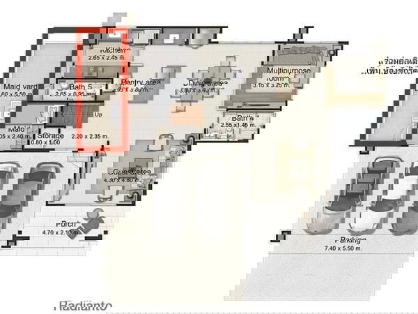 รูป 🏡ND0388 🏡ปล่อยเช่า บ้านหรูโครงการ นันทวัน รามอินทรา–พหลฯ 50 บ้านแปลงมุม - รูปที่ 30/32