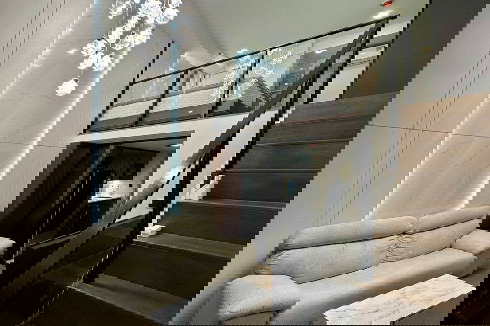 รูป 🔥เช่าด่วน !! วิวเมือง !! Park Origin Chula - Samyan, 1 ห้องนอน Duo, 1 ห้องน้ำ, ชั้นสูง 25++, เพดานสูง!!🔥Code C20240800105 แต่งครบ, พร้อมเข้าอยู่📣📣 - รูปที่ 2/5