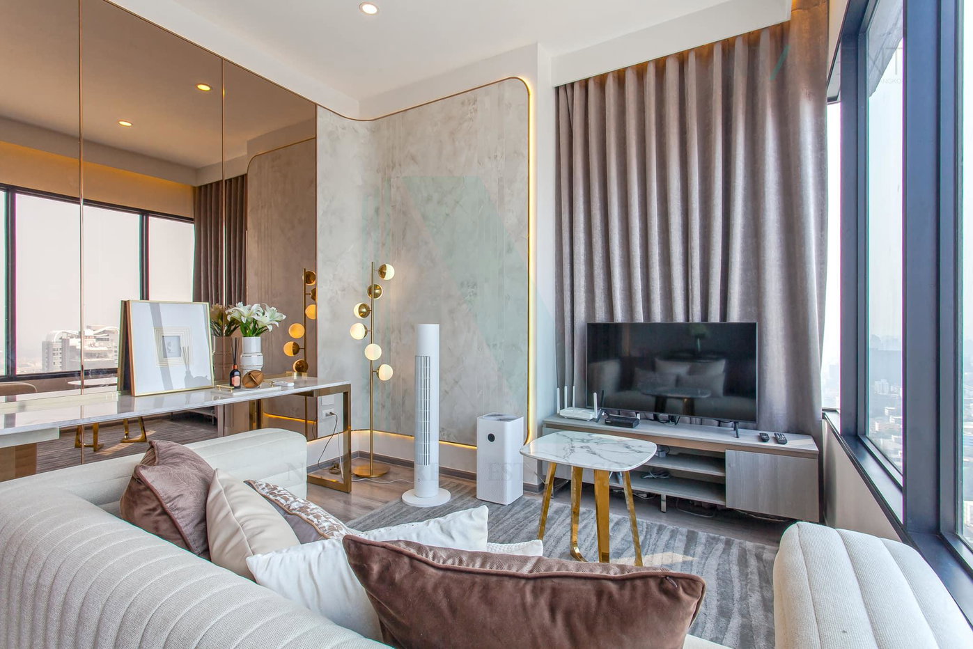 รูป 🎉Special room!🎉 ให้เช่าคอนโด ไนท์บริดจ์ ไพร์ม อ่อนนุช อาคาร 1 ชั้น 42 2 ห้องนอน ขนาด 55.00 ตรม ใกล้ Big C Extra อ่อนนุช - รูปที่ 5/8