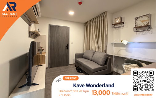 รูปภาพ KAVE Wonderland - Exclusive Room, Fully Furnished and Ready to Move In 🙋‍♀️ Large 1-Bedroom Exclusive Room, 28 sq.m.