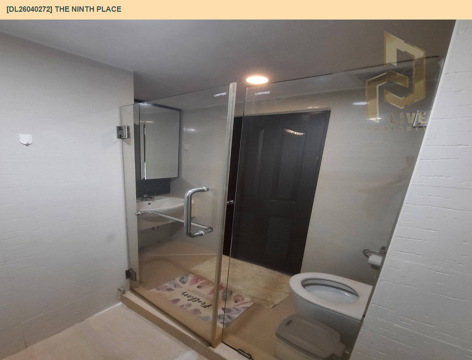 รูป DL26040272 ให้เช่าคอนโด เดอะ นายน์ เพลส (The Ninth Place) ใกล้ - พร้อมเข้าอยู่ โทรด่วน 0614453194 LineID @162cjixi - รูปที่ 7/8