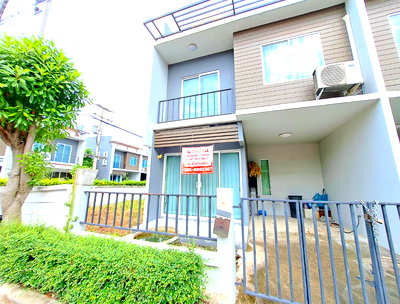 ทาวน์โฮม ปทุมธานี : ด่วน !! เจ้าของขายเอง ทาวน์เฮาส์ 2 ชั้น หลังมุม ขนาด 34.1 ตร.ว. 