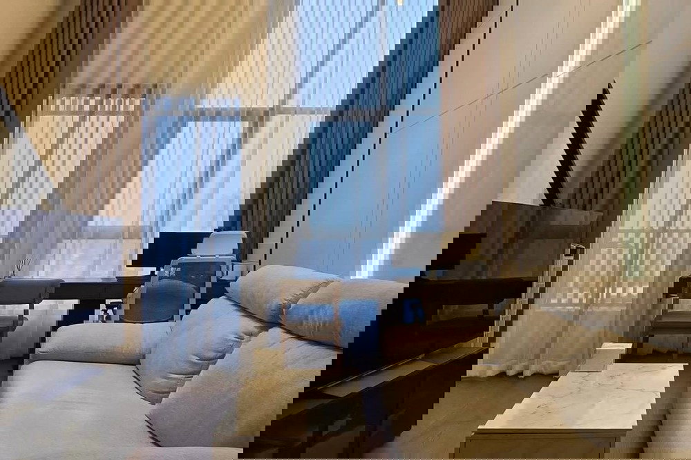 รูป 🔥เช่าด่วน !! วิวเมือง !! Park Origin Chula - Samyan, 1 ห้องนอน Duo, 1 ห้องน้ำ, ชั้นสูง 25++, เพดานสูง!!🔥Code C20240800105 แต่งครบ, พร้อมเข้าอยู่📣📣 - รูปที่ 1/5