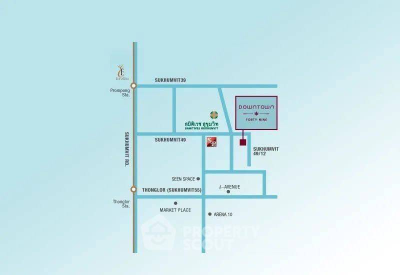 picture 1-BR Condo at Down Town 49 near BTS Phrom Phong (ID 2792065) - 9/9