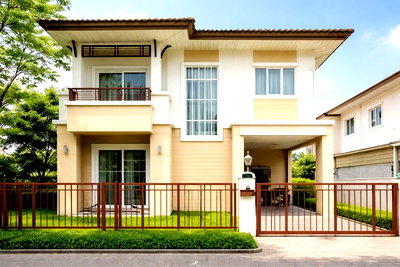 เช่าบ้านเดี่ยว วิทยาลัยเทคนิคสมุทรปราการ : เทพารักษ์-วงแหวน บ้านเดี่ยว 2 ชั้น 3 นอน 2 น้ำ ใกล้ BTS เทพารักษ์ 1.8 กม. บ้านมุม 56 ตร.ว. 230 ตร.ม. ตลาดแพรกษา 1.6 กม.