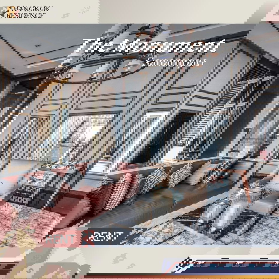 รูป  คอนโดให้เช่า🌃 The Monument Sanampao ใกล้ BTS สนามเป้า 45K 1นอน 52ตรม 🌠 ห้องสวย เฟอร์ครบ ชั้นสูง ราคาดีสุด พร้อมเข้าอยู่  - รูปที่ 1/5