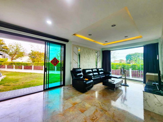 รูป RIS รามคำแหง164 ต้อนรับต่างชาติ ถูกที่สุด ให้เช่า คฤหาสน์ 5นอน โรงเรียนนานาชาติ 6น้ำ 146 ตรว เพอร์เฟคเพลส โลตัสสุขาภิบาล3 บิ๊กซี - รูปที่ 3/8