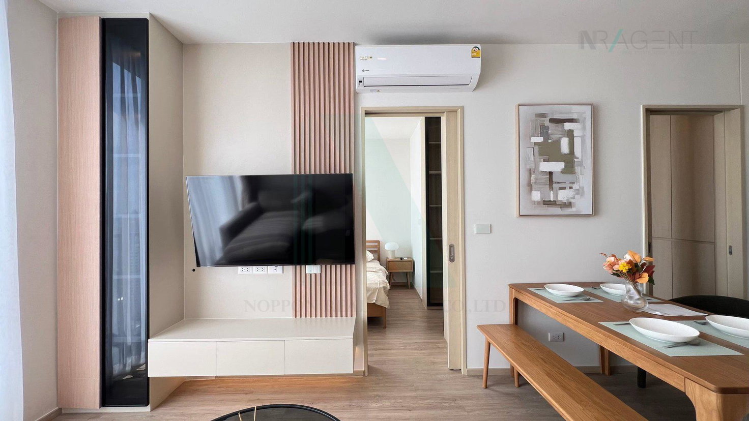 รูป 📌 ขายคอนโด โนเบิล สเตท 39 อาคาร 1 ชั้น 34 1 ห้องนอน ขนาด 41 ตรม ใกล้ เอ็มควอเทียร์ - รูปที่ 7/8