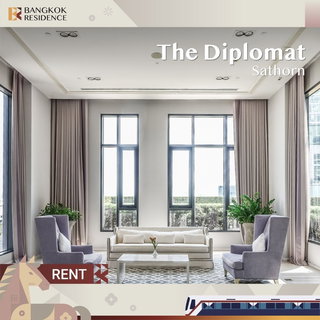 รูปภาพ  Condo For Rent 🌃The Diplomat Sathorn, near BTS Surasak, 45K 2BR 70 sqm 💙 Beautiful Room with stunning view 