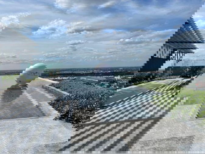 รูป ให้เช่าคอนโดติดรถไฟฟ้า 𝗧𝗛𝗘 𝗢𝗥𝗜𝗚𝗜𝗡 𝗥𝗔𝗠 𝟮𝟬𝟵 𝗜𝗡𝗧𝗘𝗥𝗖𝗛𝗔𝗡𝗚𝗘 2 สาย, 23 ตรม. ห้องใหม่แกะกล่อง ไม่เคยปล่อยเช่า - รูปที่ 11/33