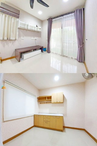 รูป BRT บางบำหรุ ให้เช่าบ้านทาวน์โฮม 2 ชั้น ย่านบางกรวย 25ตรว. 180ตรม. ปิ่นเกล้า 3นอน 2น้ำ 1จอดรถ 4แอร์ HomePro ราชพฤกษ์ - รูปที่ 6/8