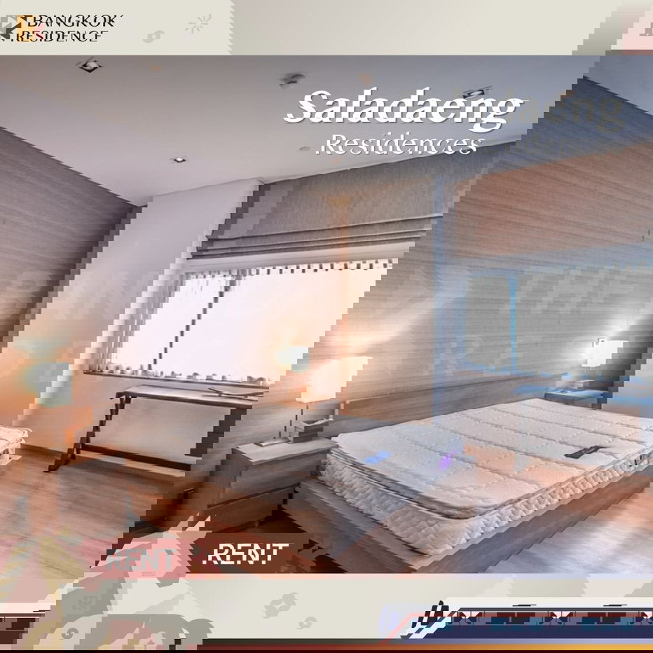 รูป คอนโดให้เช่า💎 Saladaeng Residences ใกล้ BTS ศาลาแดง 35K 1นอน 68ตรม 💚 ห้องสวย ราคาดี - รูปที่ 1/8