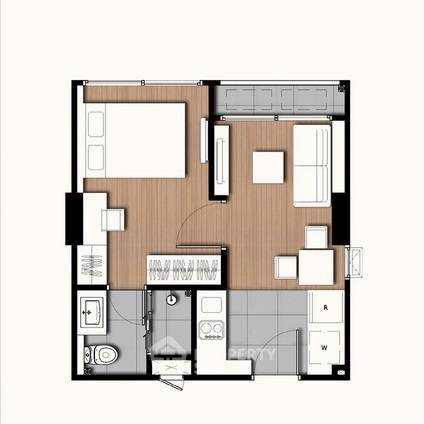 picture 1-BR Condo at Dolce Udomsuk near BTS Udom Suk (ID 2794936) - 17/17