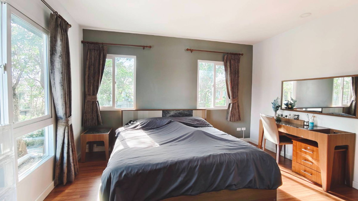 รูป ขายบ้าน แลนด์แอนด์เฮ้าส์ หมู่บ้านชัยพฤกษ์ รามอินทรา - พระยาสุเรนทร์ หลังมุม ใกล้สโมสร เดินชิวๆ ร่มรื่น สงบ น่าอยู่มาก  - รูปที่ 19/34