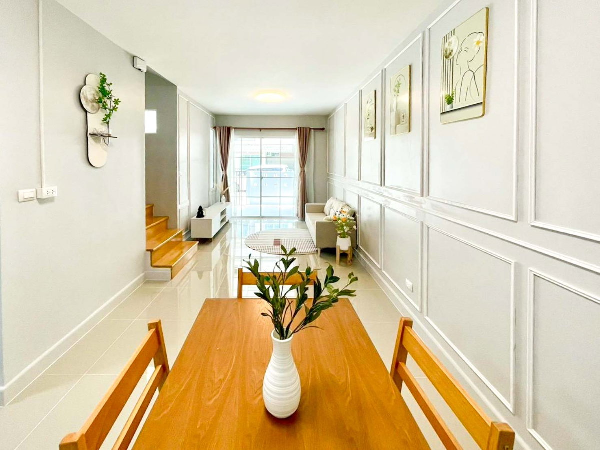 รูป ขาย บ้าน Pleno รัตนาธิเบศร์ ชัยพฤกษ์ ทาวน์โฮม 2 ชั้น 3 นอน 2 น้ำ ขนาด 18 ตรว รีโนเวทใหม่ ใกล้  ราชพฤกษ์ กาญจนาภิเษก บางบัวทอง : KT26S-004 - รูปที่ 4/13