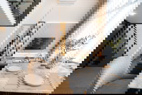 🔥🔥For Rent🪄🎀Park Origin Chula-Samyan🎀🪄Beautifully furnished Duplex unit, ready to move in. Located in Chula, Samyan🟠🔵PS-22600310💚@propsync