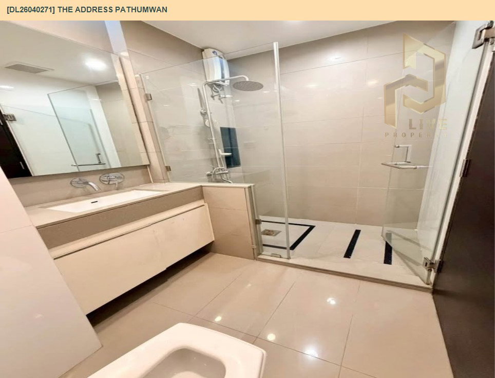 รูป DL26040271 ให้เช่าคอนโด ดิ แอดเดรส ปทุมวัน (The Address Pathumwan) ใกล้ BTS พญาไท พร้อมเข้าอยู่ โทรด่วน 0653619502 LineID @897iyzll - รูปที่ 12/15