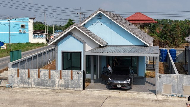 รูป บ้านเดี่ยวสร้างใหม่ ชั้นเดียว ซอยโรงน้ำแข็ง2 กำแพงแสน นครปฐม - รูปที่ 38/47