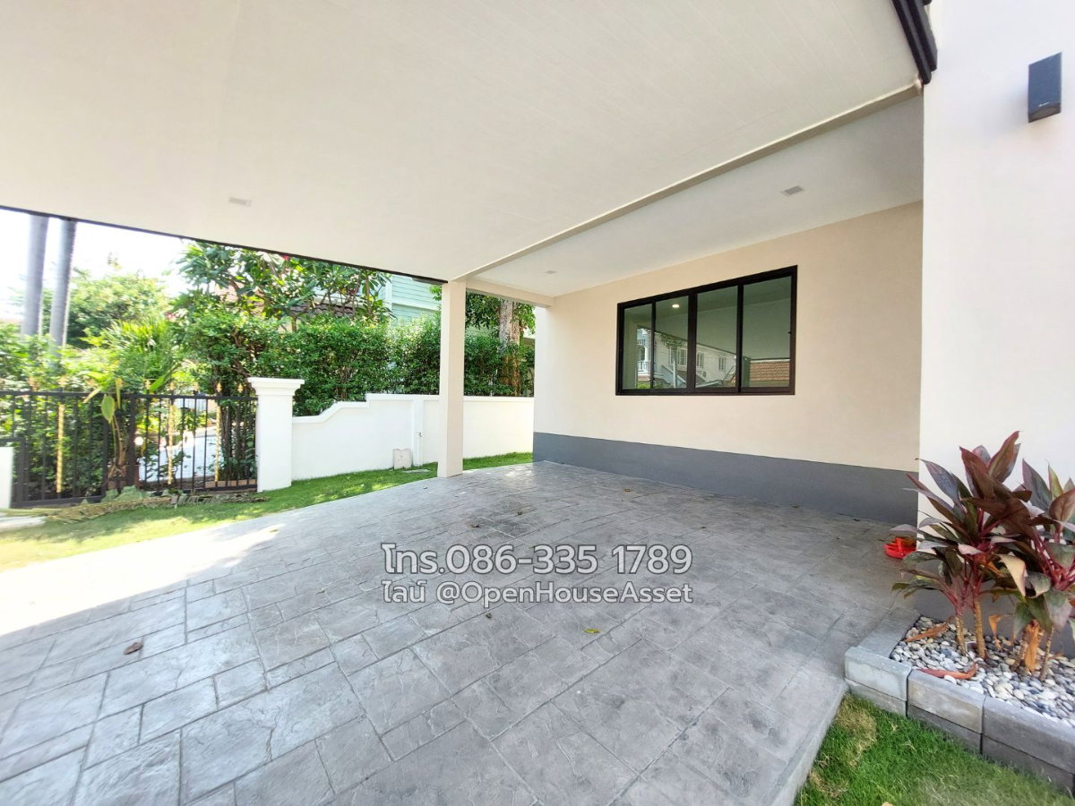 รูป บ้านเดี่ยวลัดดารมย์ ปิ่นเกล้า รีโนเวทใหม่ทั้งหลังในสไตล์โมเดิร์นคลาสสิก พร้อมฟังก์ชัน 4 นอน 3 น้ำ พื้นที่ใช้สอยจุใจ จากแบรนด์พรีเมียม Q.House - รูปที่ 7/29